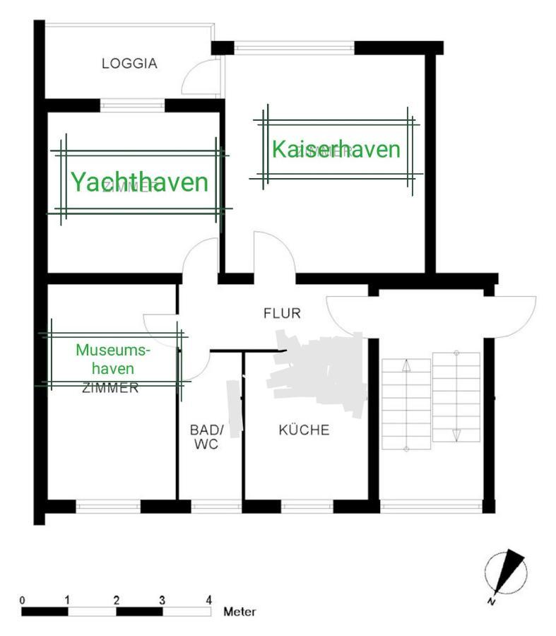 Ferienwohnung Breitschuhs Havenwelten Bremerhaven Exterior foto